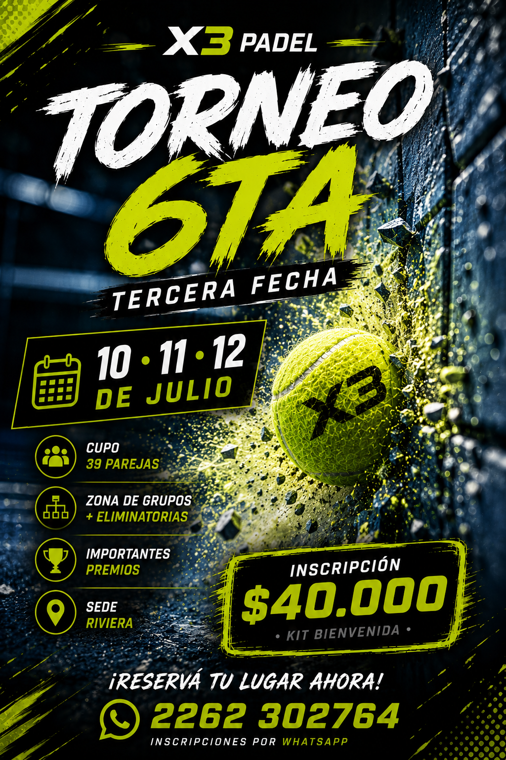 X3TP-RIVIERA 6TA Tercera fecha