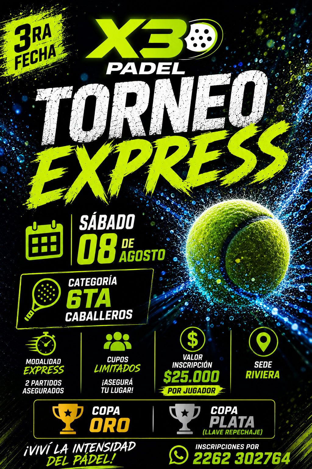 6ta EXPRESS X3-RIVIERA Tercera Fecha