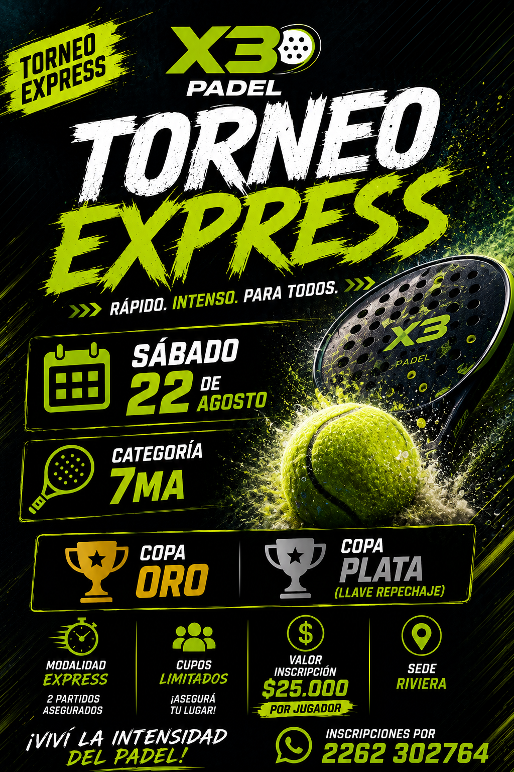 7MA EXPRESS x3-RIVIERA Tercera Fecha