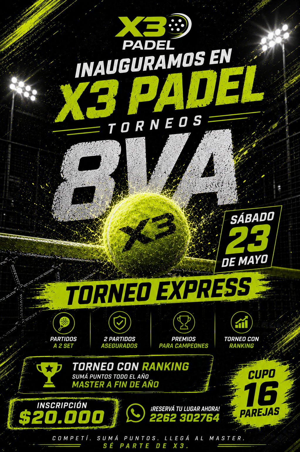 8VA EXPRESS X3-RIVIERA Primera Fecha